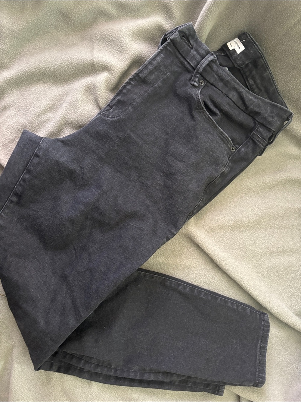 Good American Black High-Rise Jeans